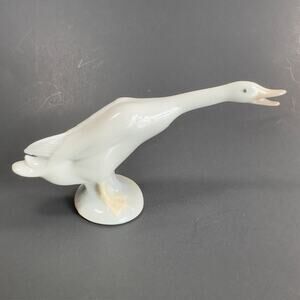 Lladro Birds, Little Duck, Long Neck Collectable Glossy Waterfowl animals VTG